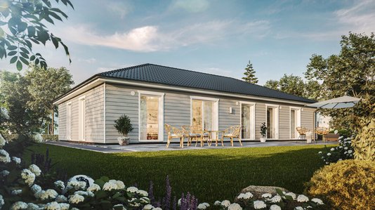 Bungalow-131-Holzhaus-Garten